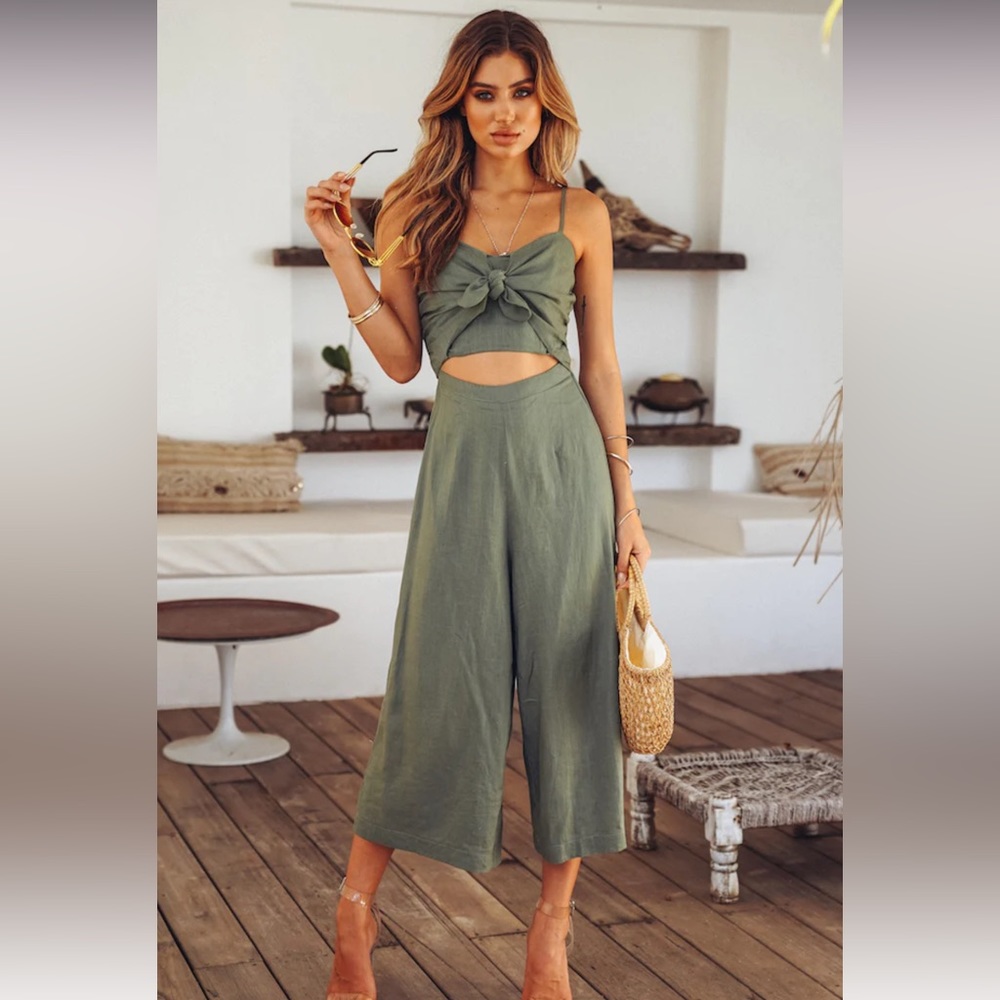 Hello Molly - DUCKING AND DIVING JUMPSUIT KHAKI